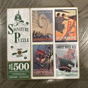 Disney Signature Puzzle - Disney California Adventure 20th Anniversary